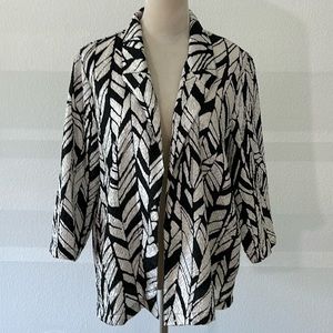 Chico’s Black & White Jacket